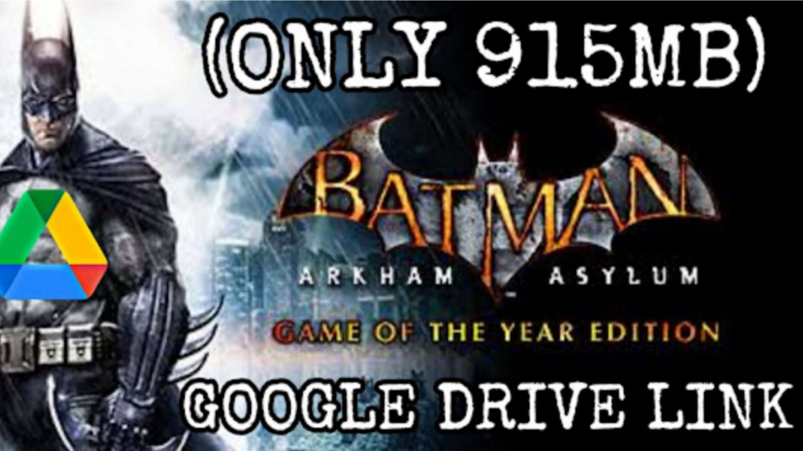 Batman Arkham Asylum Highly Compressed for PC