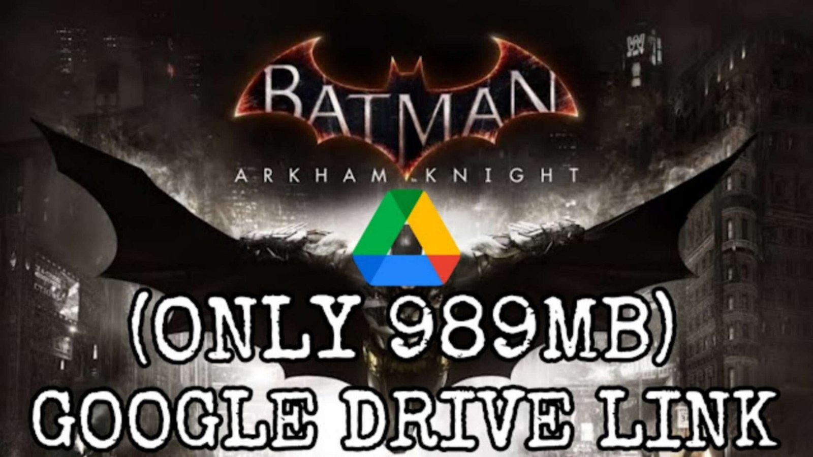 Batman Arkham Knight Highly Compressed for PC
